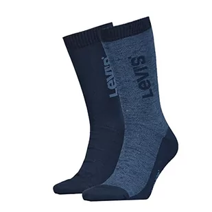 Levi's Skarpety Mouline Blocking CLSSC Unisex, Blue Combo., 39 EU - Skarpetki męskie - miniaturka - grafika 1