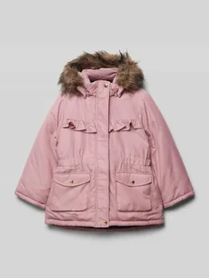 Parka z kieszeniami z patką model ‘MASTER05’ - Kurtki i płaszcze dla dziewczynek - miniaturka - grafika 1