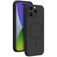 Etui i futerały do telefonów - Etui BIGBEN Silicone Case MagSafe do Apple iPhone 14 Pro Czarny - miniaturka - grafika 1