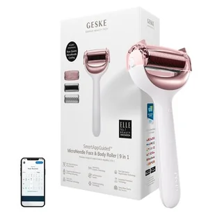 Geske, Roller do mezoterapii igłowej twarzy i ciała 9w1 z aplikacją, złota - Pozostałe urządzenia kosmetyczne - miniaturka - grafika 1