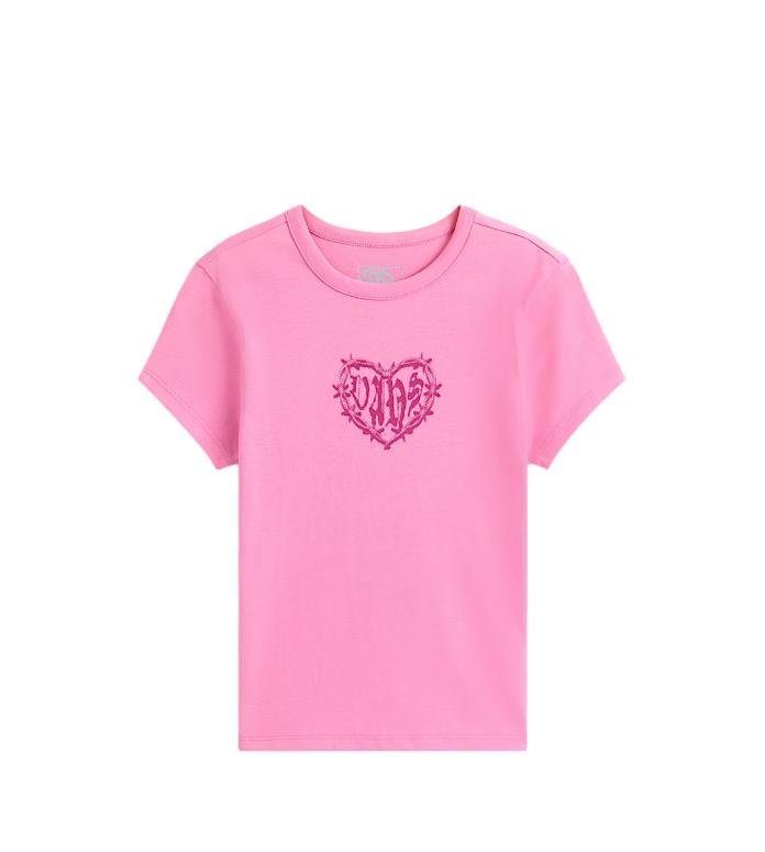 T-shirt Damski VANS barbed Heart Tee Pink Fizz VN000W25FRQ1 S