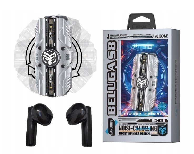 WEKOME Beluga S8 ENC Fidget Spinner BT