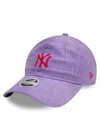 Czapki damskie - New Era Czapka z daszkiem New York Yankees Cord 9Twenty 60595365 Fioletowy - miniaturka - grafika 1