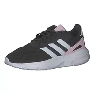 Trampki damskie - adidas Nebzed, Damskie trampki, Grey Six Ftwr White Clear Pink, 42 EU - miniaturka - grafika 1