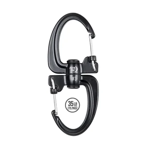 Nite Ize - Karabińczyk S-Biner 360 SlideLock Dual Carabiner #3 - Czarny - SBLR3-01-R3 - Sprzęt wspinaczkowy - miniaturka - grafika 2