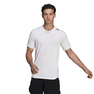 Koszulka męska adidas  Designed For Training Tee White S - Koszulki męskie - miniaturka - grafika 1