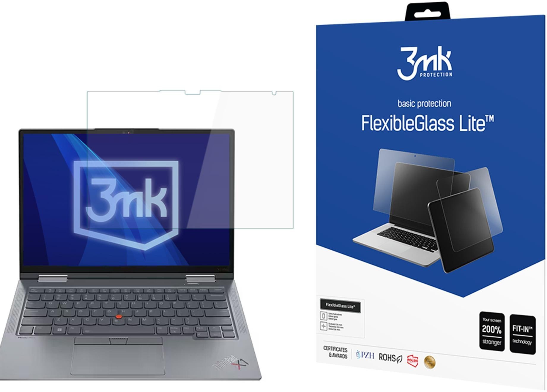 LENOVO THINKPAD X1 YOGA GEN 8 - UP TO 15 3MK FLEXIBLEGLASS LITE