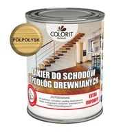 Farby i impregnaty do drewna - Colorit Drewno Lakier do schodów i podłóg drewnianych Bezbarwny półpołysk 0,75 l - miniaturka - grafika 1