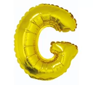 Balony i akcesoria - GODANX Balon foliowy &quot;litera G&quot; - ZŁOTA (35cm) FG-L35ZG - miniaturka - grafika 1