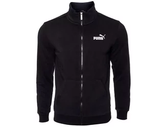 Bluzy męskie - Puma  Bluza Męska Ocieplana Rozpinana Ess Track Jacket Black 586694 01 S - grafika 1