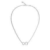 Naszyjniki - Naszyjnik Guess JUBN04 616JW Srebrny - miniaturka - grafika 1