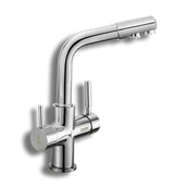 Baterie umywalkowe - Zepter bateria trójdrożńa - Pearl - miniaturka - grafika 1