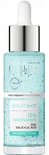 Eveline Cosmetics Serum Shot  Kuracja 15% niacynamid na twarz, szyję i dekolt 30ml - Serum do twarzy - miniaturka - grafika 1