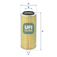 Filtry powietrza - Filtr powietrza UFI Filtry 27.828.00 - miniaturka - grafika 1