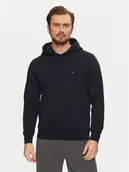 Bluzy męskie - Tommy Hilfiger Bluza Essential MW0MW37235 Granatowy Regular Fit - miniaturka - grafika 1