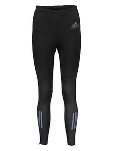 adidas Legginsy sportowe "Adizero" w kolorze czarnym - Spodnie sportowe damskie - miniaturka - grafika 1
