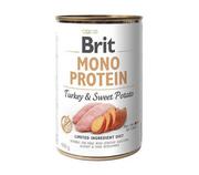 Mokra karma dla psów - Brit Mono Protein Turkey & Sweet Potato puszka 400g - miniaturka - grafika 1