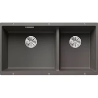 Zlewozmywaki - Zlewozmywak granitowy BLANCO Subline 480/320-U Silgranit Wulkaniczny szary lewa 527351 - miniaturka - grafika 1