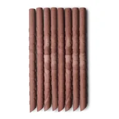 Sztućce dla dzieci - Nuuroo - Słomki Silikonowe Zestaw Rodzinny 8 Pack Ada Red - miniaturka - grafika 1