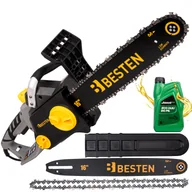 Piły elektryczne - BESTEN BE-2866 Piła elektryczna do drewna 2400W 16" - miniaturka - grafika 1