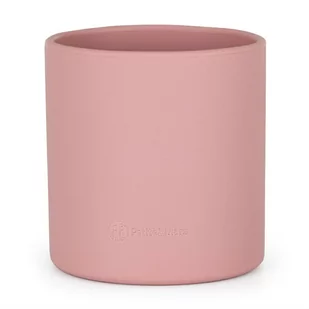 Kubeczek silikonowy różowy 6m+ PETITE&MARS - Kubki dla dzieci - miniaturka - grafika 1