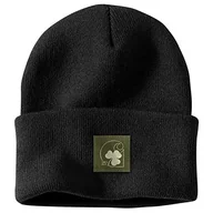 Czapki damskie - Carhartt Unisex Strickmütze 105217 czapka z daszkiem, czarna, 105217 - miniaturka - grafika 1