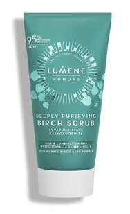 Lumene Puhdas głęboko oczyszczający peeling brzozowy do twarzy 75ml - Peelingi i scruby do twarzy - miniaturka - grafika 1