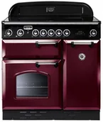 Kuchenki elektryczne - Kuchnia z płytą indukcyjną FALCON Classic 90 Żurawinowy chrom - miniaturka - grafika 1