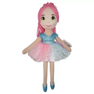 Tulilo Lalka Adelina różowa 40 cm GXP-810877 - Lalki dla dziewczynek - miniaturka - grafika 1