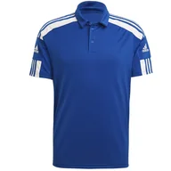 Koszulki męskie - Adidas, Koszulka męska, Polo SQUADRA 21 GP6427, niebieski, rozmiar XL - miniaturka - grafika 1