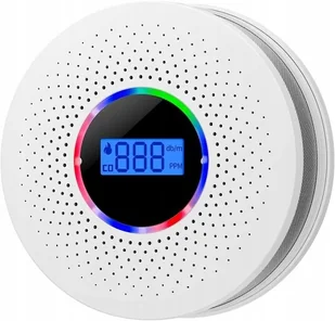 CZUJNIK CZADU I DYMU 2w1 detektor tlenku węgla LCD certyfikowany ALARM X 2 - Czujniki czadu, dymu, gazu - miniaturka - grafika 1