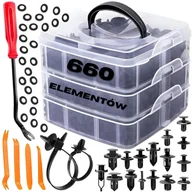 Akcesoria motoryzacyjne - Duży zestaw spinek samochodowych do tapicerki KOOZAK - miniaturka - grafika 1