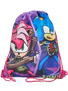 Worek szkolny przedszkolny Sonic PRIME na buty plecak - Torby szkolne - miniaturka - grafika 1