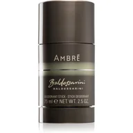 Dezodoranty i antyperspiranty męskie - Baldessarini Ambre perfumy męskie - dezodorant sztyft 75ml - miniaturka - grafika 1