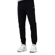 Spodnie sportowe męskie - Spodnie Champion C Logo Cotton Twill Joggers 218169-KK001 - czarne - miniaturka - grafika 1