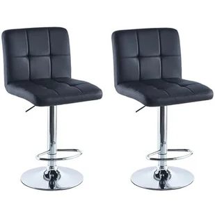 HOKER KRZESŁO BAROWE CZARNE KPL 2SZT - Fotele i krzesła ogrodowe - miniaturka - grafika 1