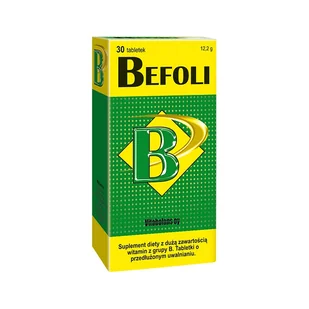 Vitabalans OY Befoli Witamina B 30 tabl 3179541 - Witaminy i minerały - miniaturka - grafika 1