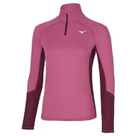 Koszulki i topy damskie - Mizuno Damska koszulka DRYAEROFLOW LS bieganie, magenta Haze, M - miniaturka - grafika 1