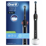 Szczoteczki elektryczne - Braun Oral-B Pro 2 2000 Black Edition - miniaturka - grafika 1