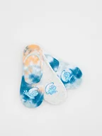 Skarpetki damskie - Reserved - Skarpetki stopki Smerfy 3 pack - jasnoniebieski - miniaturka - grafika 1