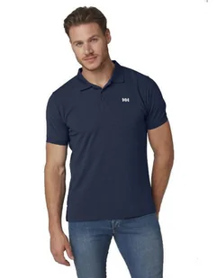 Koszulka Szybkoschnąca Męska Helly Hansen Driftline Polo Navy M - Koszulki męskie - miniaturka - grafika 1