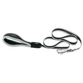 Smycze dla psów - Ferplast Smycz Ergocomfort szara 25mm/120cm PFER154 - miniaturka - grafika 1