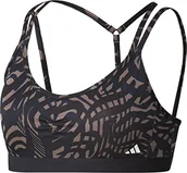 Biustonosze - adidas Biustonosz sportowy Marka Model YGA ESS LS AOP - miniaturka - grafika 1