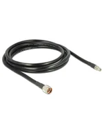 Złącza, przejściówki, adaptery - Delock Wtyczka Hf N > Rp-Sma 3 M Cfd400 Low Loss - miniaturka - grafika 1