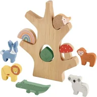 Zabawki interaktywne dla dzieci - Zabawka FISHER PRICE Develops Drzewo Zestaw klocków HXT87 - miniaturka - grafika 1