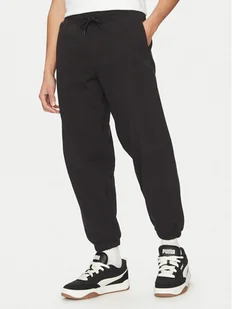 Vans Spodnie dresowe Premium VN000P5F Czarny Loose Fit - Spodnie sportowe męskie - miniaturka - grafika 1