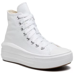 Converse Trampki Ctas Move Hi 568498C White/Natural Ivory/Black - Trampki damskie - miniaturka - grafika 1