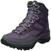 Buty trekkingowe damskie - Jack Wolfskin Damskie buty trekkingowe Rebellion Guide Texapore Mid W, Purple Grey, 40.5 EU - miniaturka - grafika 1