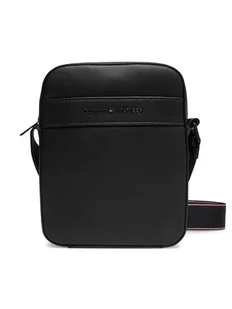 Tommy Hilfiger Saszetka Th Corp Mini Reporter AM0AM13224 Czarny - Nerki - miniaturka - grafika 1