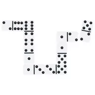 Gry planszowe - Goki Domino białe - miniaturka - grafika 1